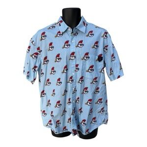 Rare Baseballism Shirt Wild Thing Rickey Vaughn Major League Movie Mohawk XL